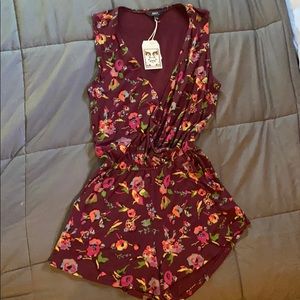 Floral Obey Romper
